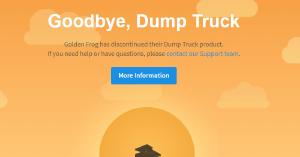Dump Truck Discontinued