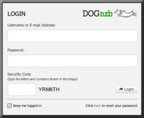 Dognzb Screenshot