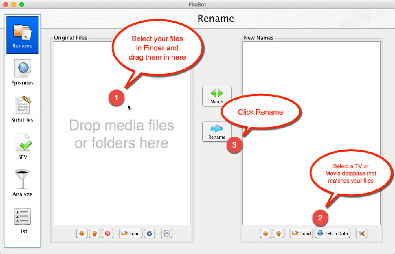 Filebot Rename Files