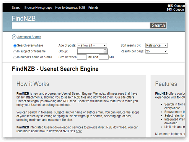 Findnzb Advanced Search