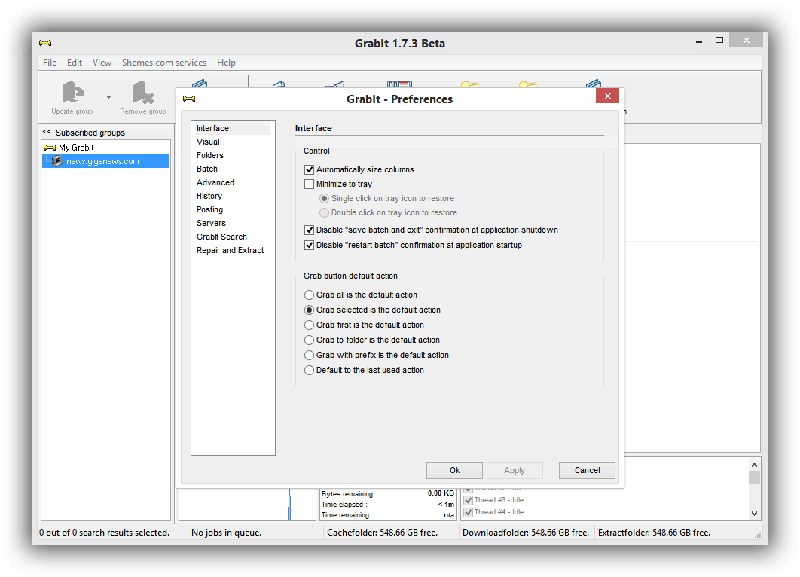 Grabit Preferences