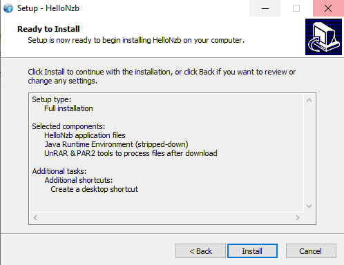 Hellonzb Install