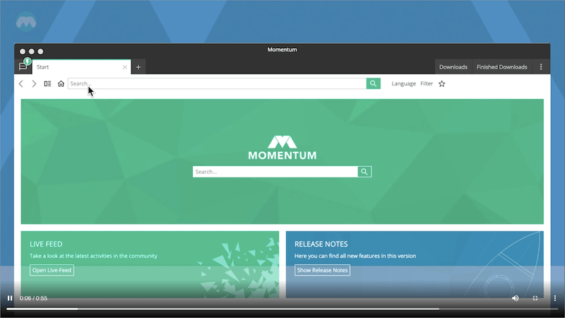 Momentum Search