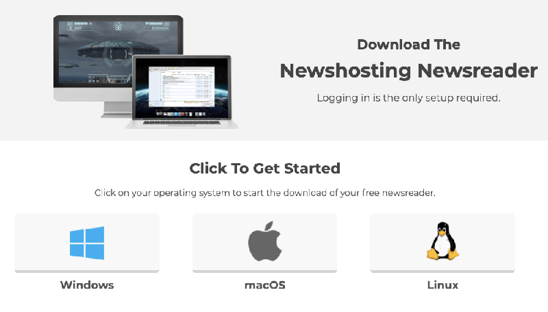 Newshosting Newsreader Get Started