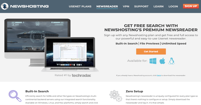 alternative download sites for newshosting newsreader