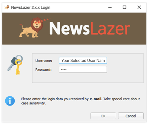 Newslazer Log In