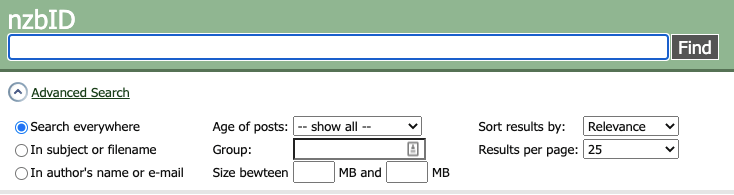 Nzbid Advanced Search