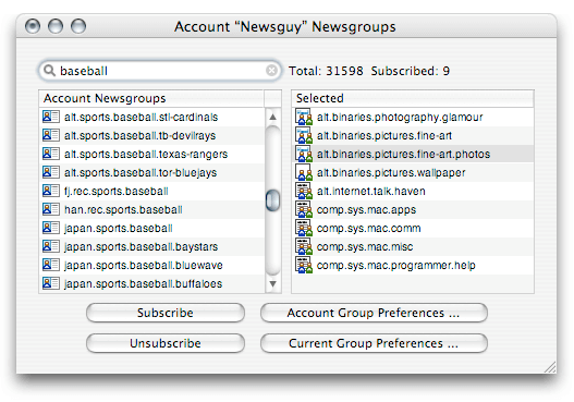 usenet for mac os x