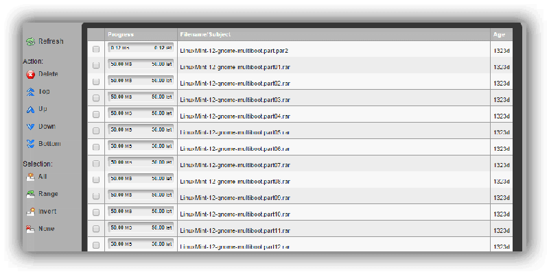 Sabnzbd Download Progress