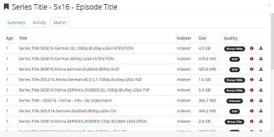 sonarr manual import