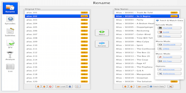 Plex Filebot