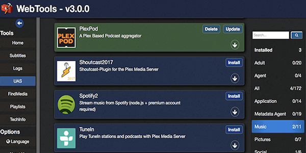 Plex Web Tools