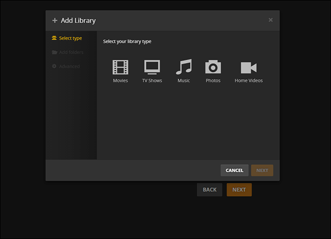 Plex Add Library