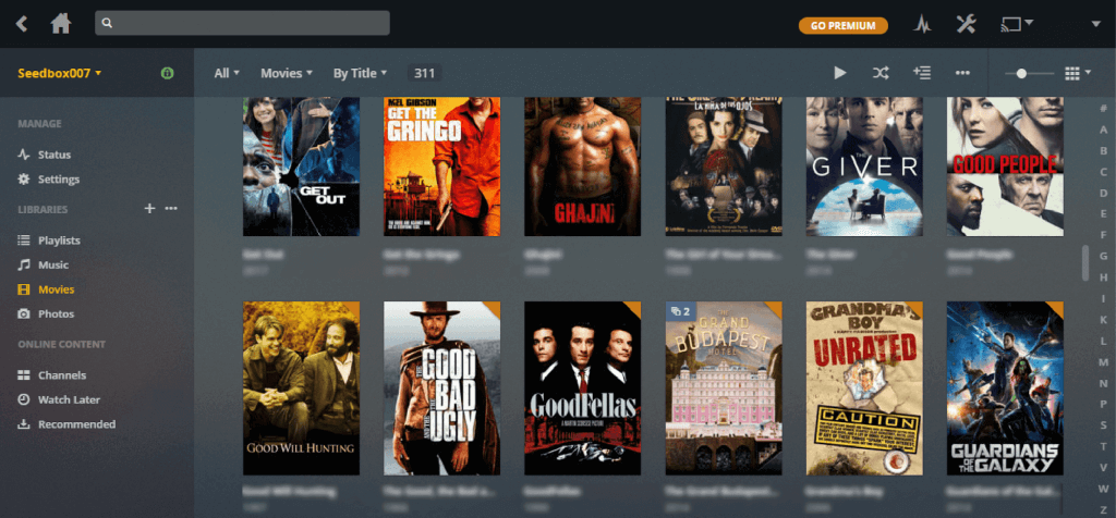 Plex Control Panel