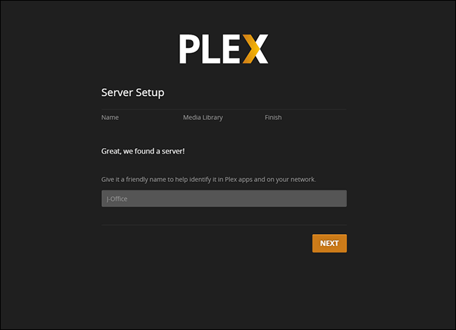 Plex Server Setup