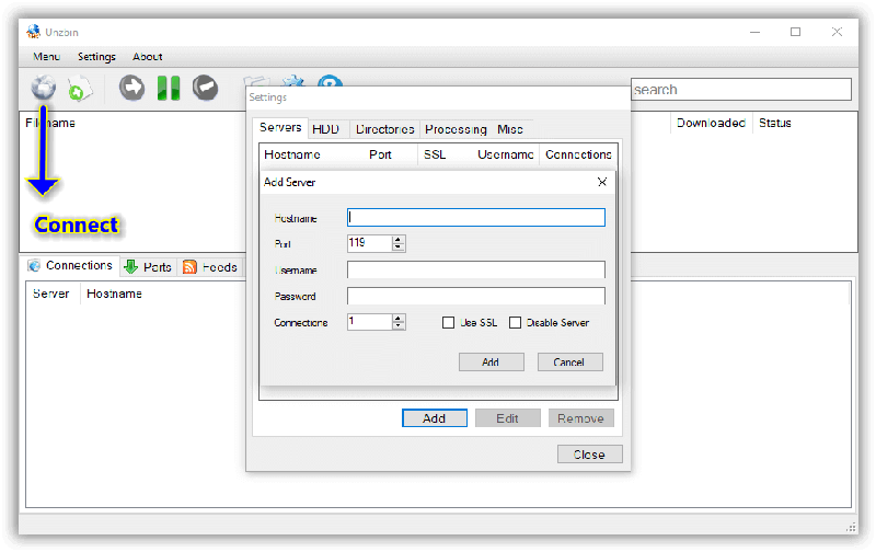 newsleecher cache location