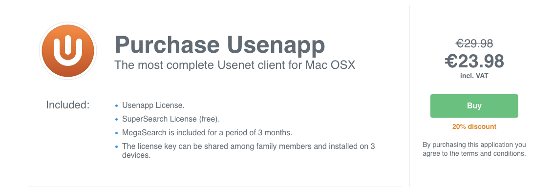 Usenapp Pricing