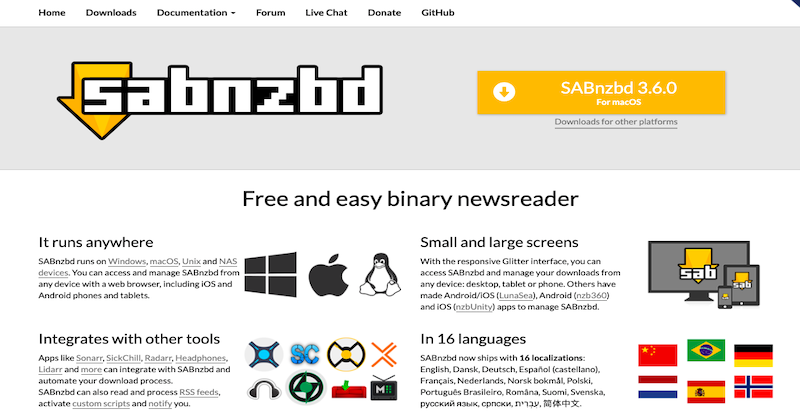 Sabnzbd Featured