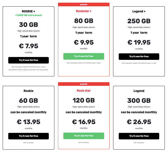 Usenext Pricing