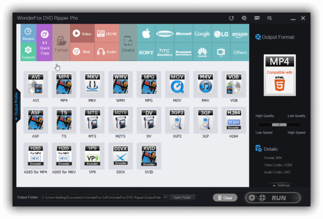 Wonderfox Dvd Ripper Video Formats